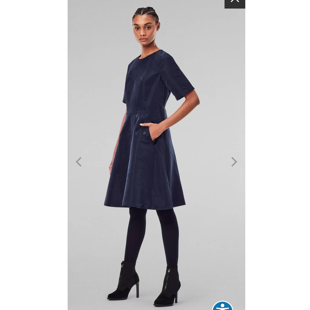 Raw G-Star Women's Black Short Sleeve Utility Style‎ Dress. Size XXS